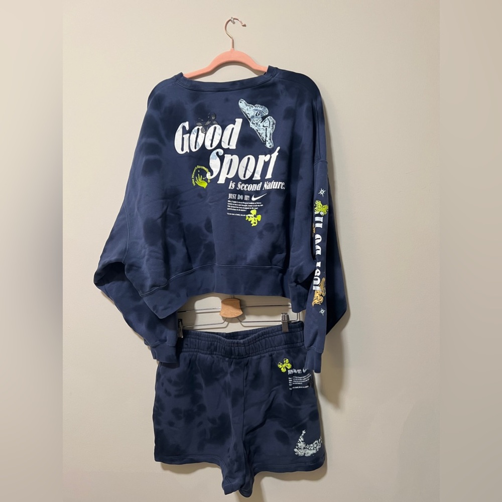 NIKE Navy blue Tie-Dye set